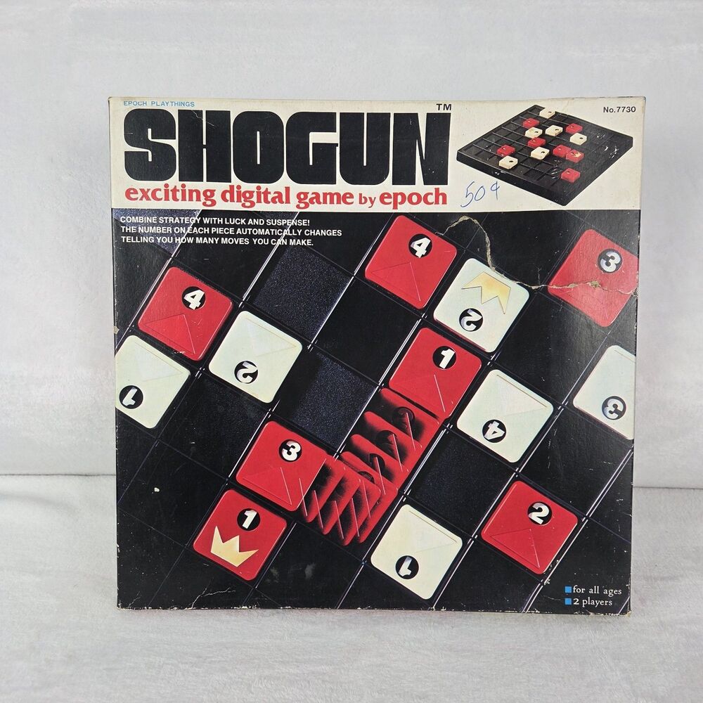 Vintage‎ 1977 Epoch Shogun Digital Strategy Board Game Complete Japan